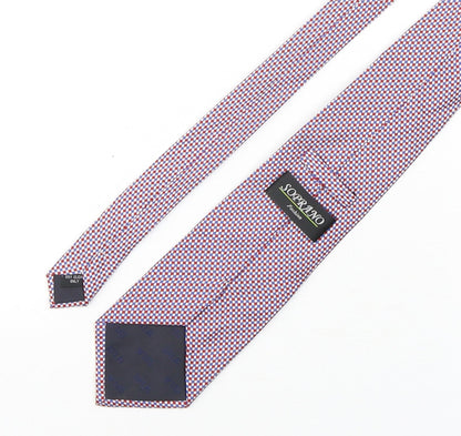 Soprano Mens Multicoloured Plaids & Checks Silk Pointed Tie One Size
