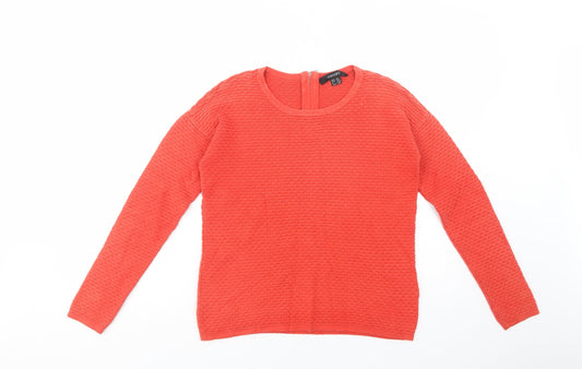 Womens UK Size 10 ESMARA Red Pullover Jumper