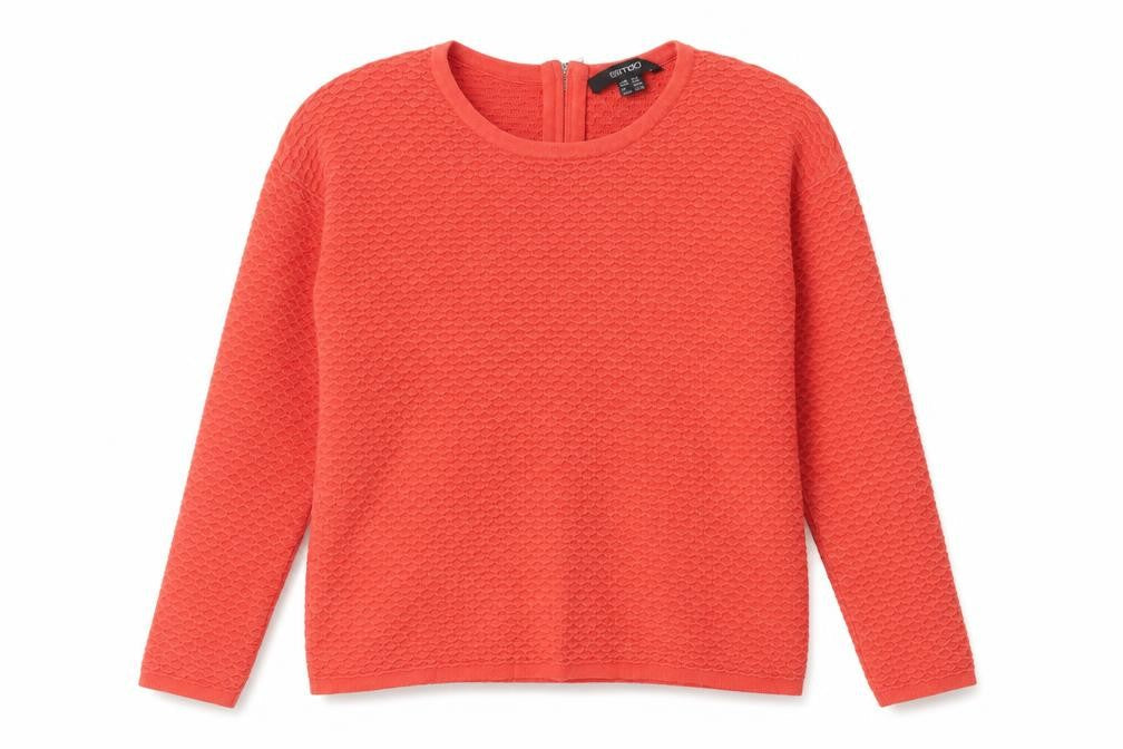 Womens UK Size 10 ESMARA Red Pullover Jumper