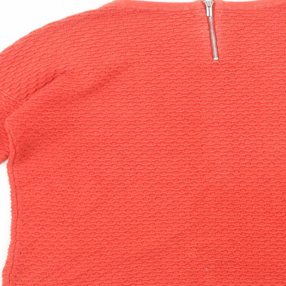 Womens UK Size 10 ESMARA Red Pullover Jumper