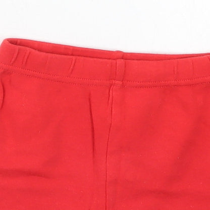 LFC Boys Red  Cotton Sweatpants Trousers Size 12-18 Months   - LFC Sweat Shorts