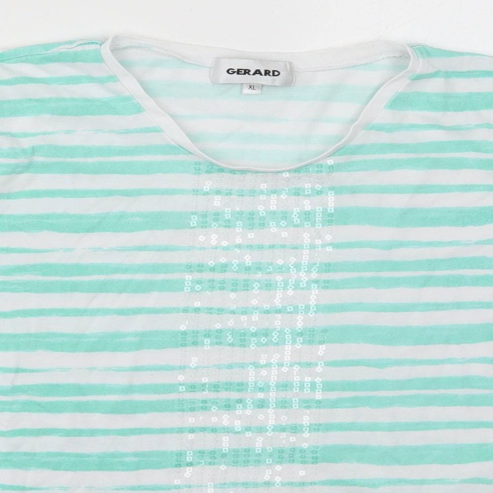 Womens UK Size XL Gerard Green Basic T-Shirt