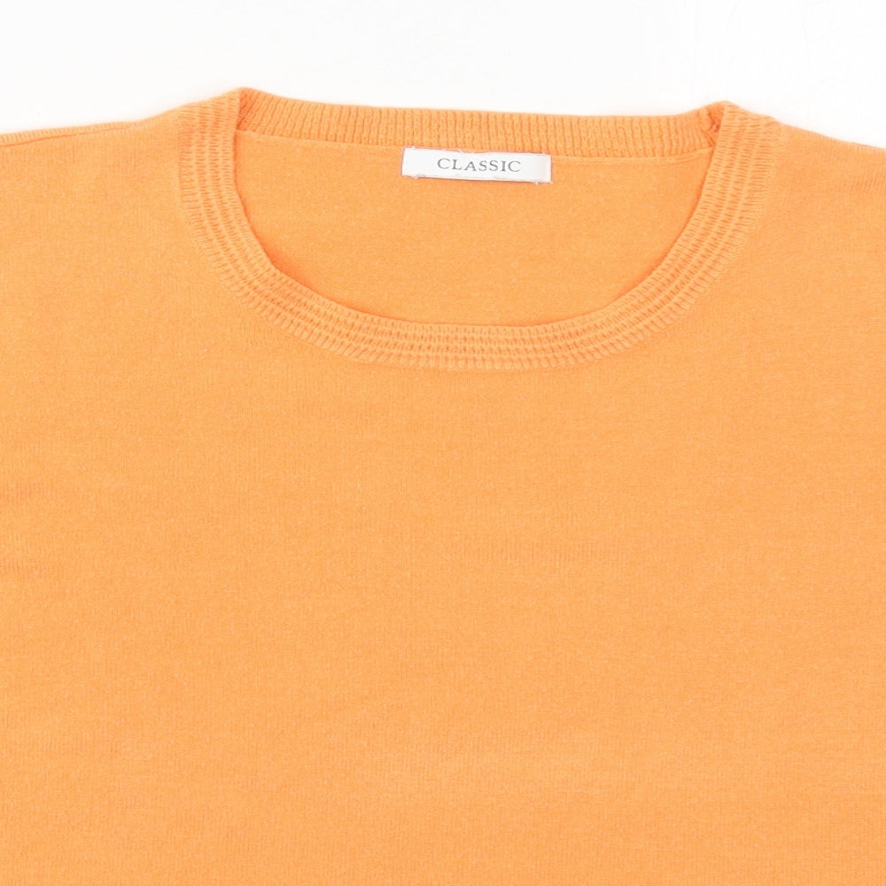 Womens UK Size 18 Marks and Spencer Orange Pullover Jumper