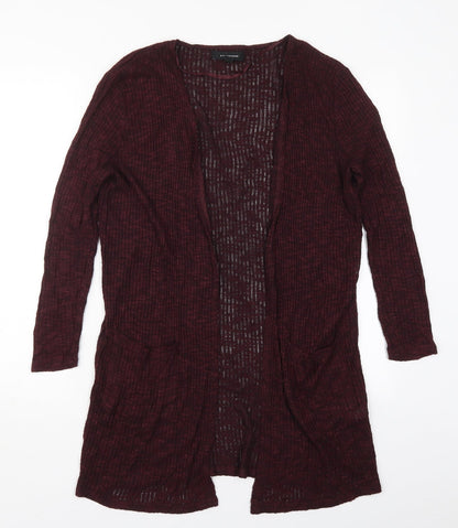 Atmosphere Womens Purple V-Neck  Viscose Cardigan Jumper Size 10