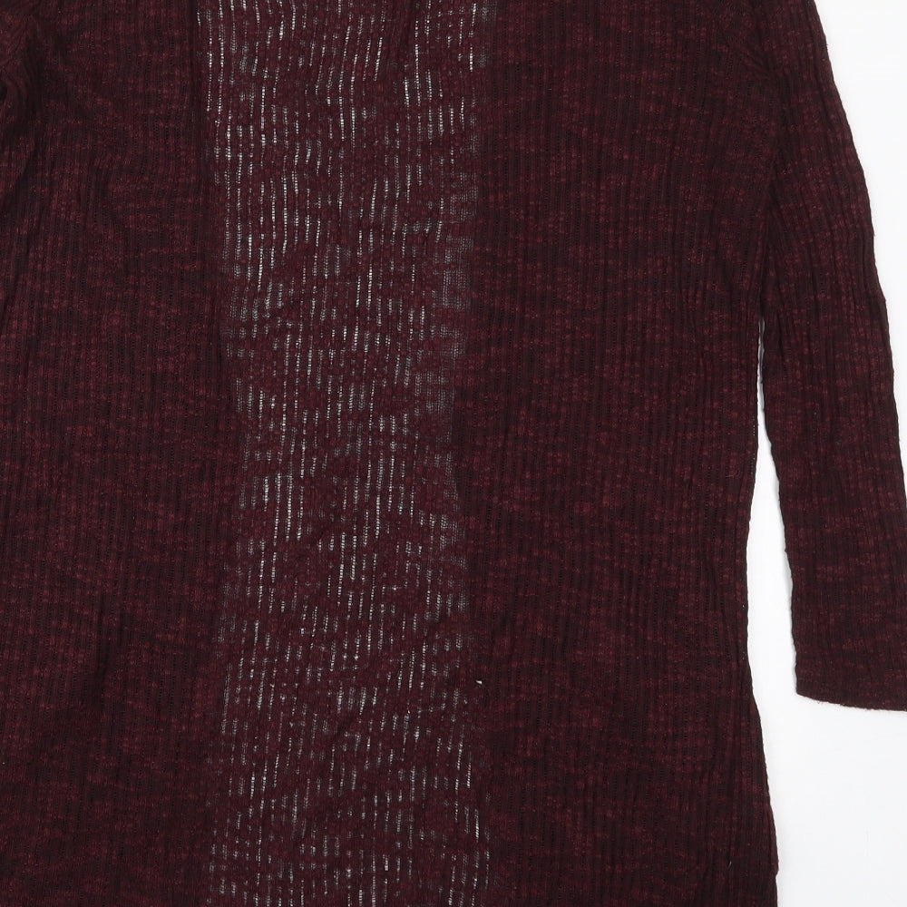 Atmosphere Womens Purple V-Neck  Viscose Cardigan Jumper Size 10