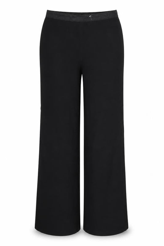 Womens UK Size 12 Marks and Spencer Regular Fit  Black Trousers