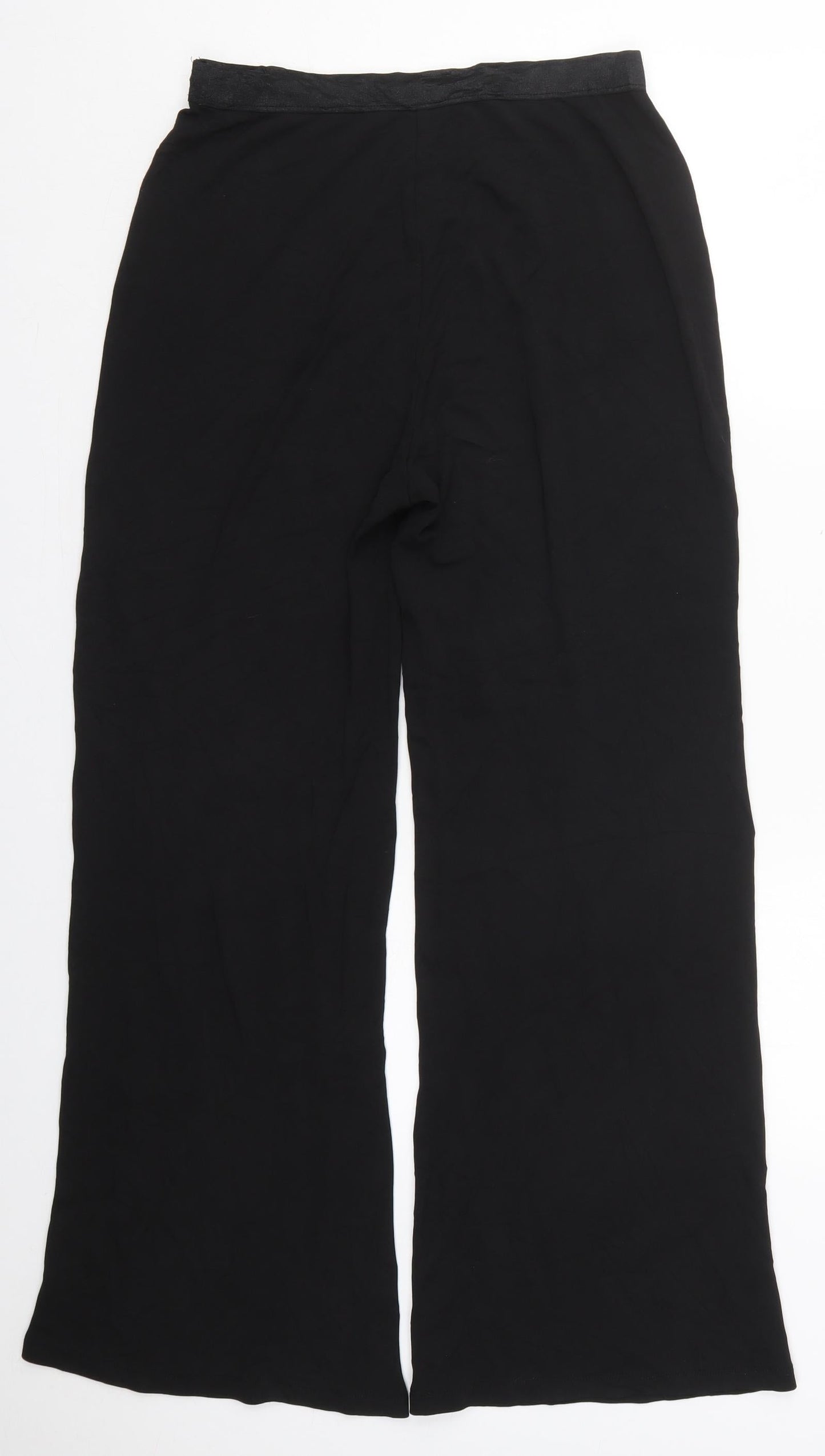 Womens UK Size 12 Marks and Spencer Regular Fit  Black Trousers