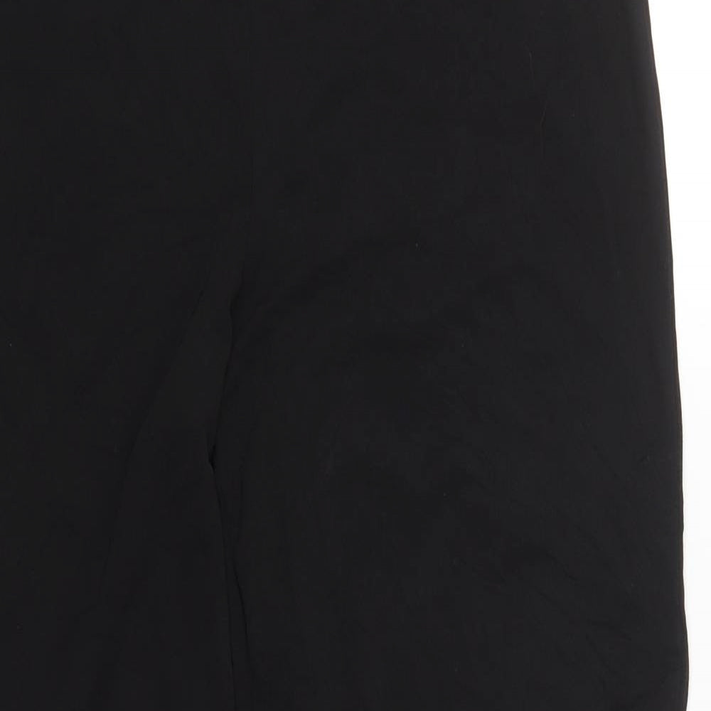 Womens UK Size 12 Marks and Spencer Regular Fit  Black Trousers