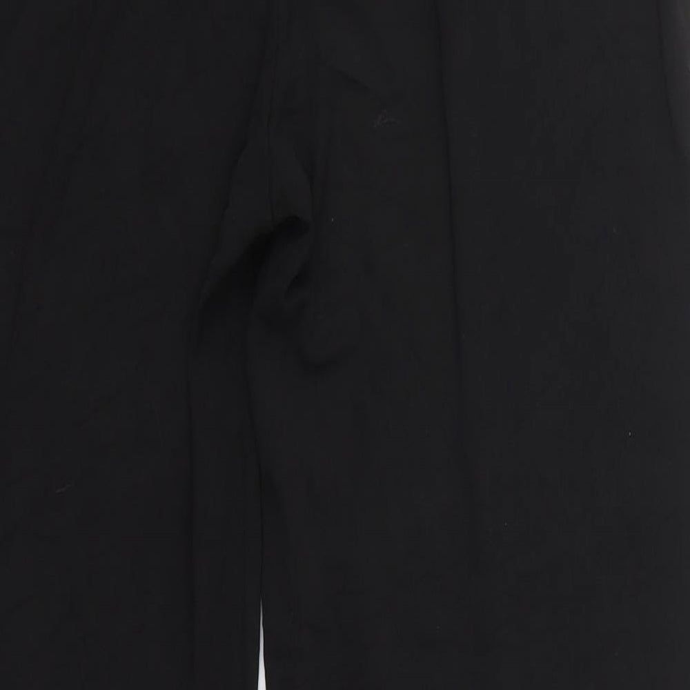 Womens UK Size 12 Marks and Spencer Regular Fit  Black Trousers