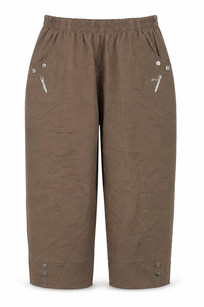 Womens UK Size 30 in Preworn Regular Fit  Brown Trousers