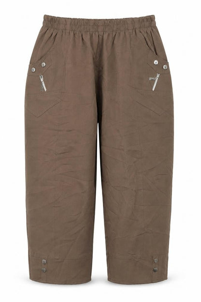 Womens UK Size 30 in Preworn Regular Fit  Brown Trousers