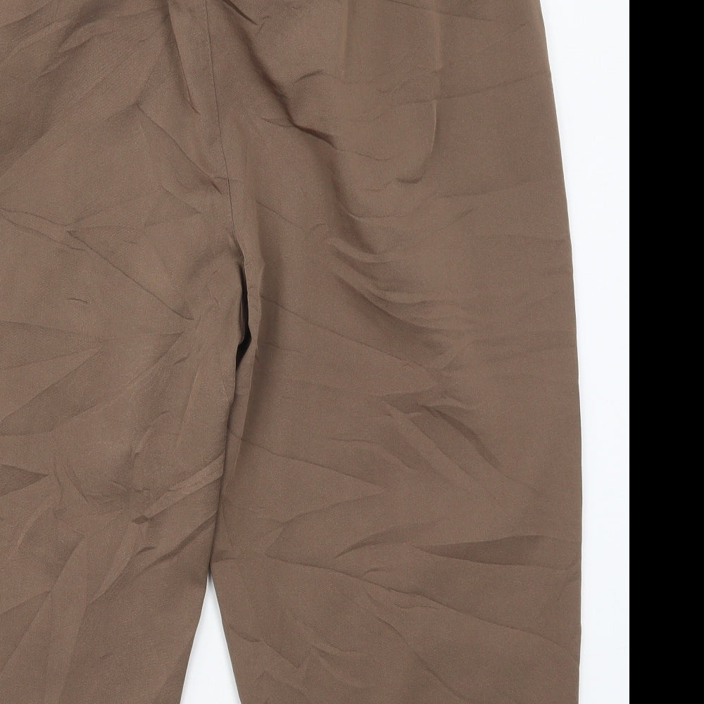 Womens UK Size 30 in Preworn Regular Fit  Brown Trousers
