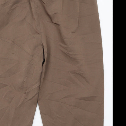 Womens UK Size 30 in Preworn Regular Fit  Brown Trousers