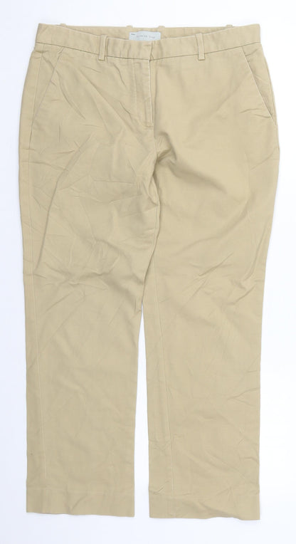 Womens UK Size 8 Gap Regular Fit  Beige Trousers