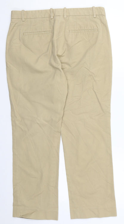 Womens UK Size 8 Gap Regular Fit  Beige Trousers