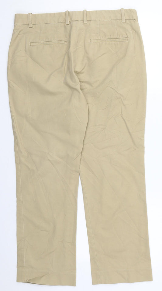 Womens UK Size 8 Gap Regular Fit  Beige Trousers