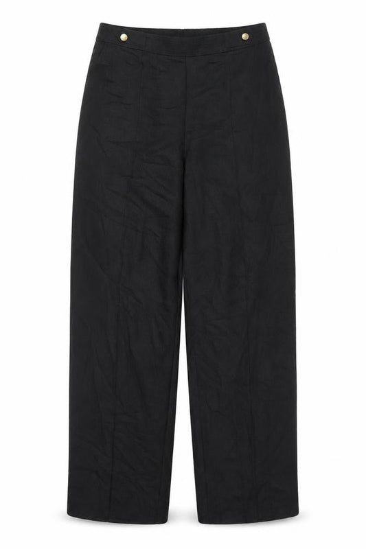 Womens UK Size 10 Marks and Spencer Regular Fit  Black Trousers
