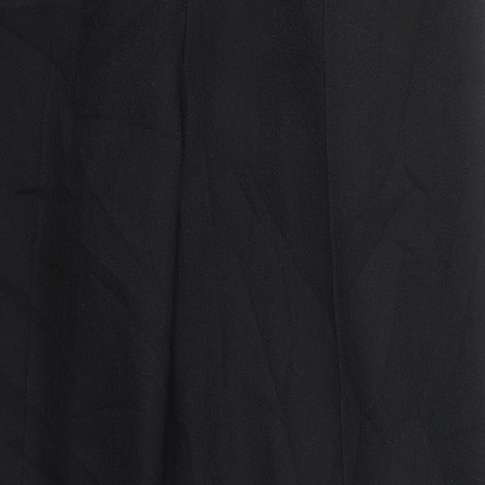 Womens UK Size 10 Marks and Spencer Regular Fit  Black Trousers