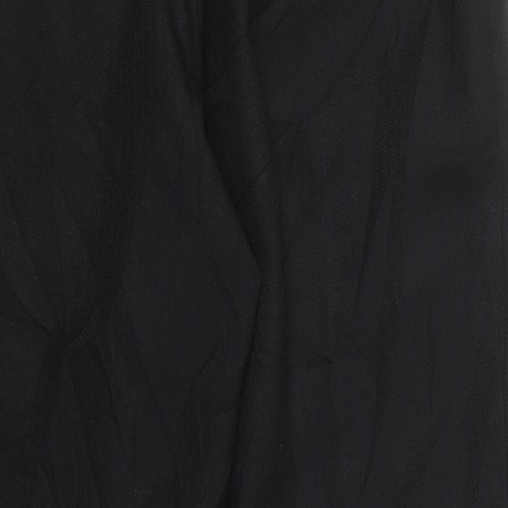 Womens UK Size 10 Marks and Spencer Regular Fit  Black Trousers