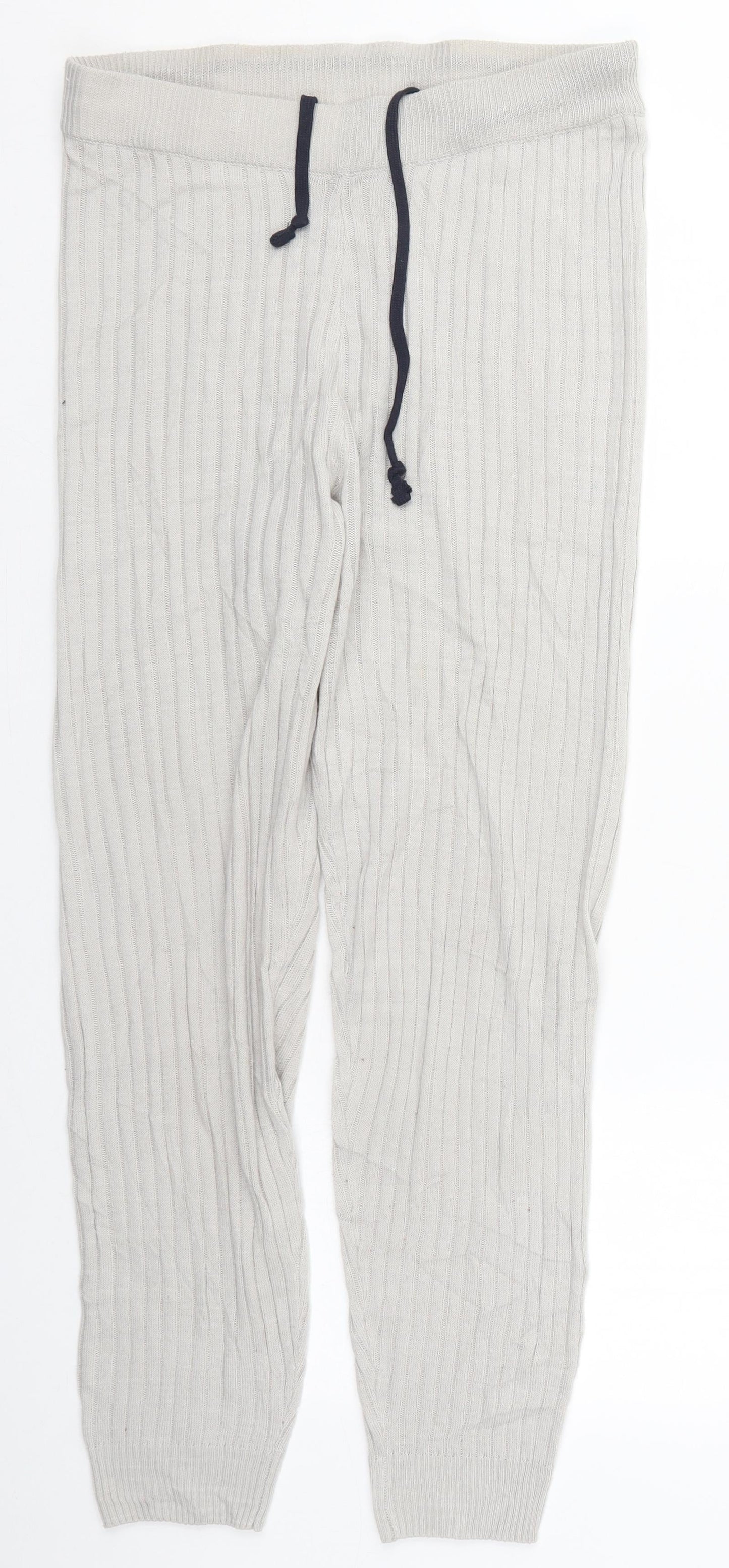 Womens UK Size S Boohoo Regular Fit Sweatpants Grey Trousers