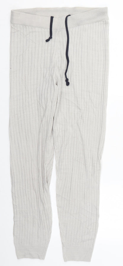 Womens UK Size S Boohoo Regular Fit Sweatpants Grey Trousers