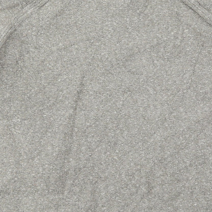 H&M Mens Grey High Neck  Acrylic Pullover Jumper Size S