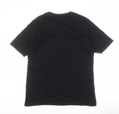 883 Police Mens Black  Cotton  T-Shirt  Crew Neck