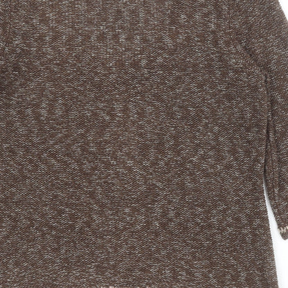 Womens UK Size M Marks and Spencer Brown Cardigan Jumper