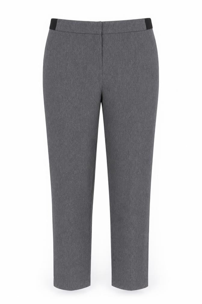 Womens UK Size 10 Matalan Regular Fit Capri Grey Trousers