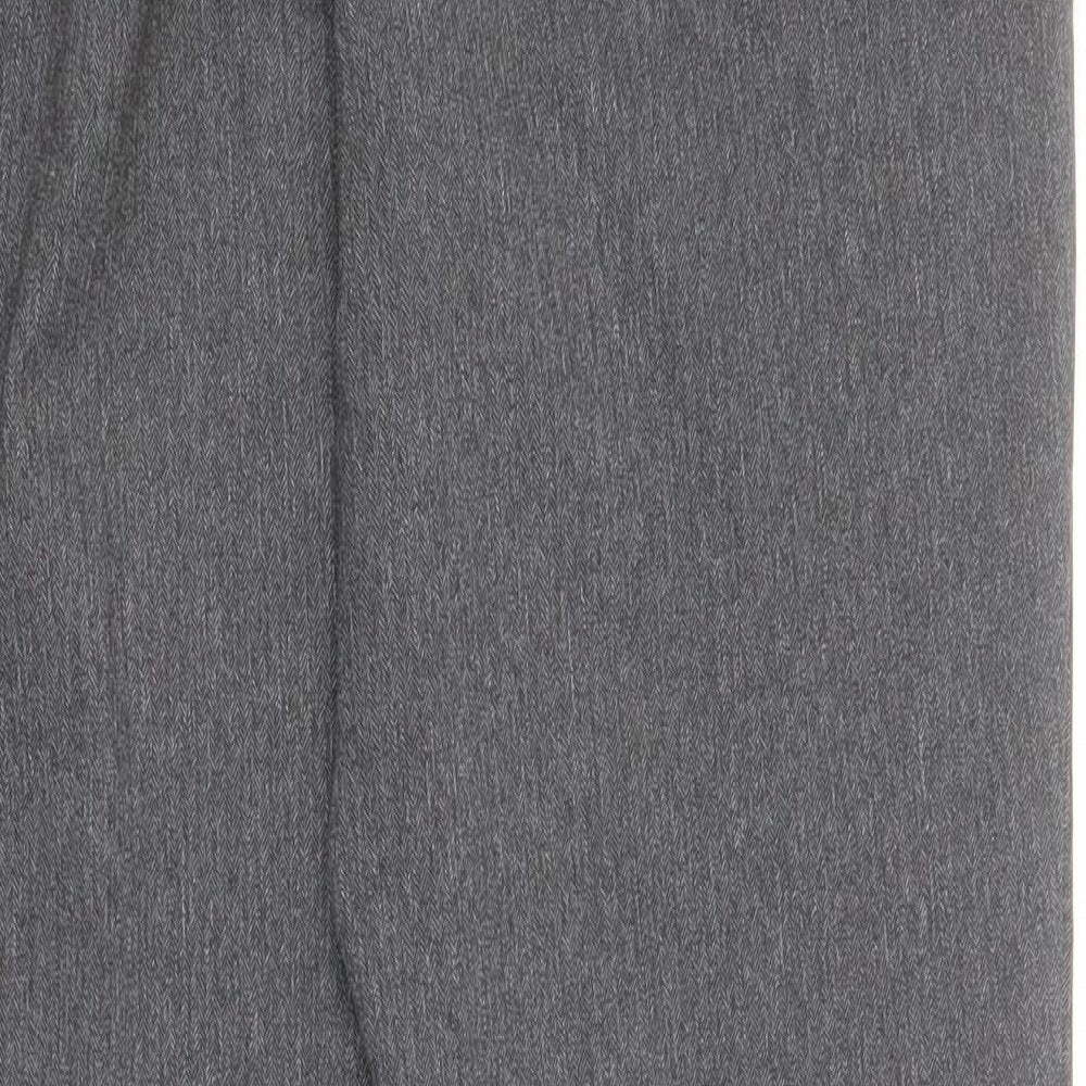 Matalan Womens Grey  Polyester Capri Trousers Size 10 L28 in Regular