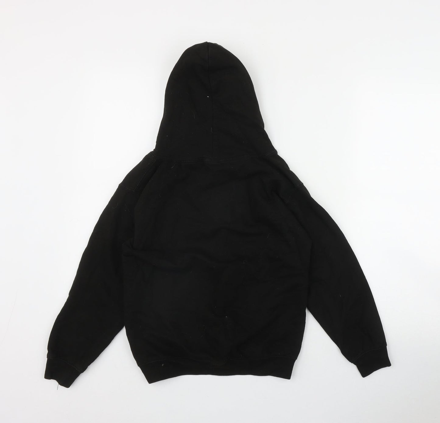 JustHoods Girls Black  Cotton Pullover Hoodie Size 9-10 Years  Pullover - 'Legends'