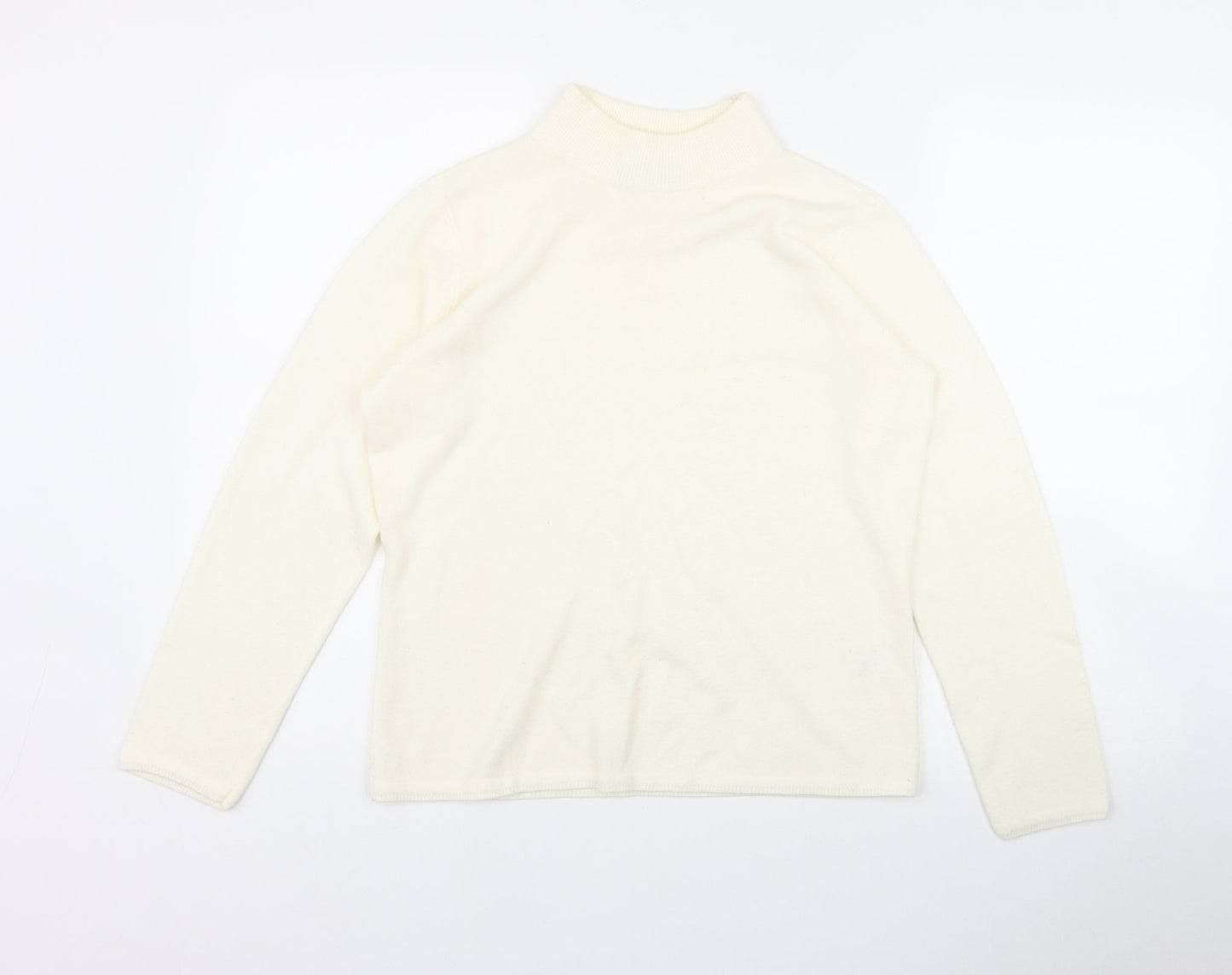 Womens UK Size S BM Ivory Pullover Jumper