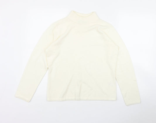 Womens UK Size S BM Ivory Pullover Jumper