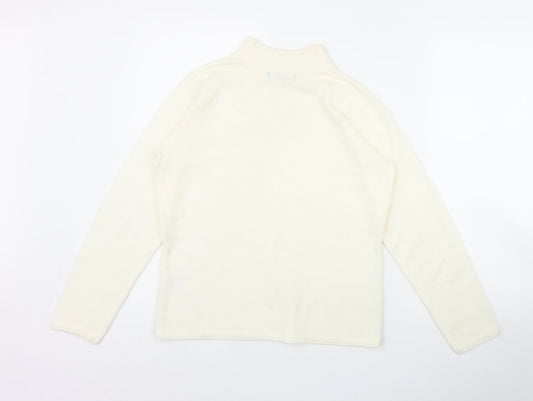 Womens UK Size S BM Ivory Pullover Jumper