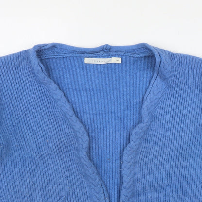 So Sweet Womens Blue V-Neck  Viscose Cardigan Jumper Size M