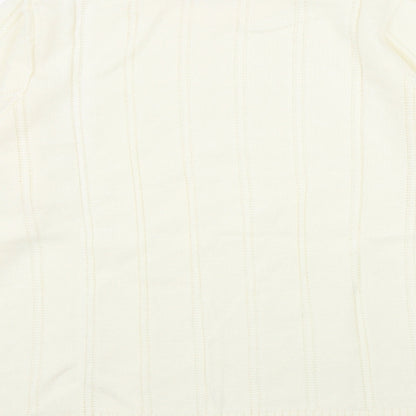 Womens UK Size 14 Daxon Ivory Pullover Jumper