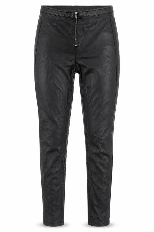 Womens UK Size 8 Divided Regular Fit  Black Trousers
