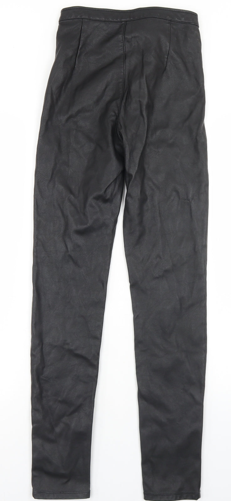 Womens UK Size 8 Divided Regular Fit  Black Trousers