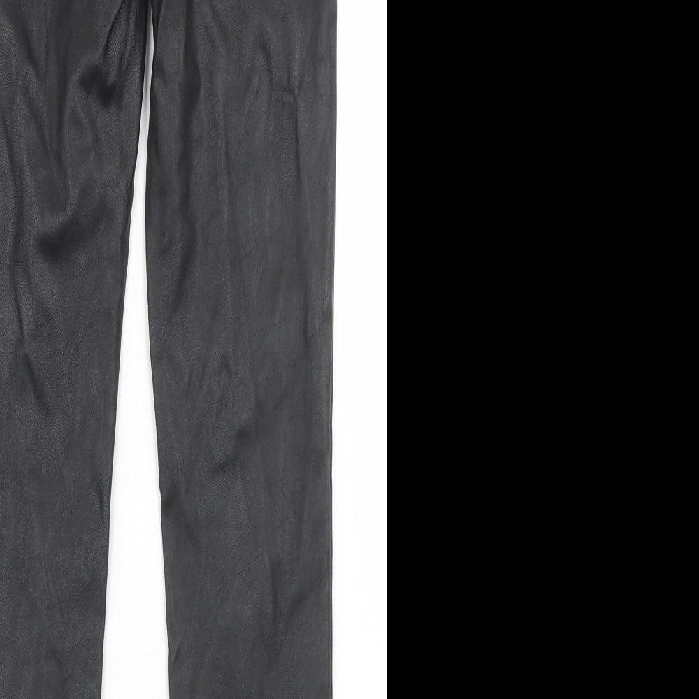 Womens UK Size 8 Divided Regular Fit  Black Trousers
