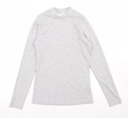 Womens UK Size 10 Savida Grey Basic T-Shirt