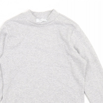 Womens UK Size 10 Savida Grey Basic T-Shirt