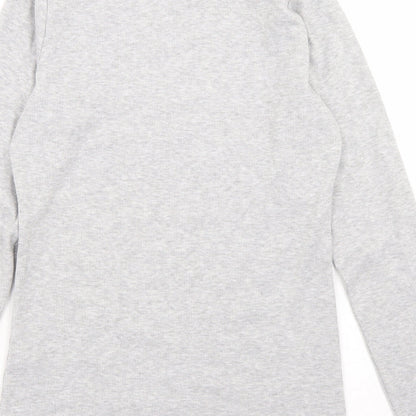 Womens UK Size 10 Savida Grey Basic T-Shirt
