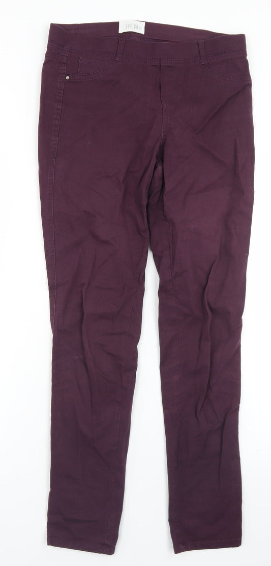 Womens UK Size 8 Savida Regular Fit Jegging Purple Jeans