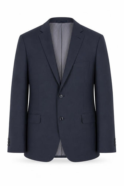 Preworn Mens Blue  Polyester Jacket Blazer Size 40