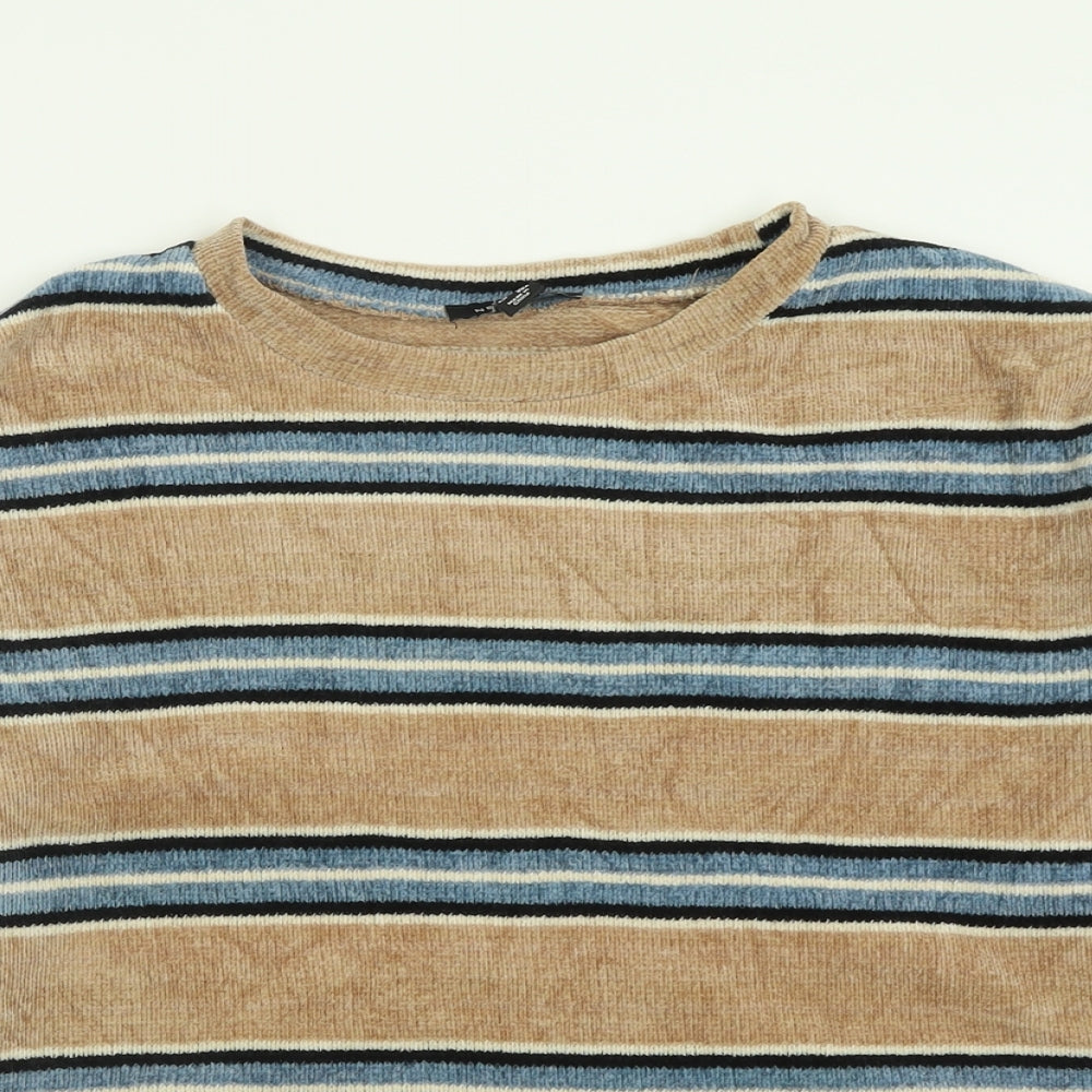 Womens UK Size L New Look Brown Pullover Jumper