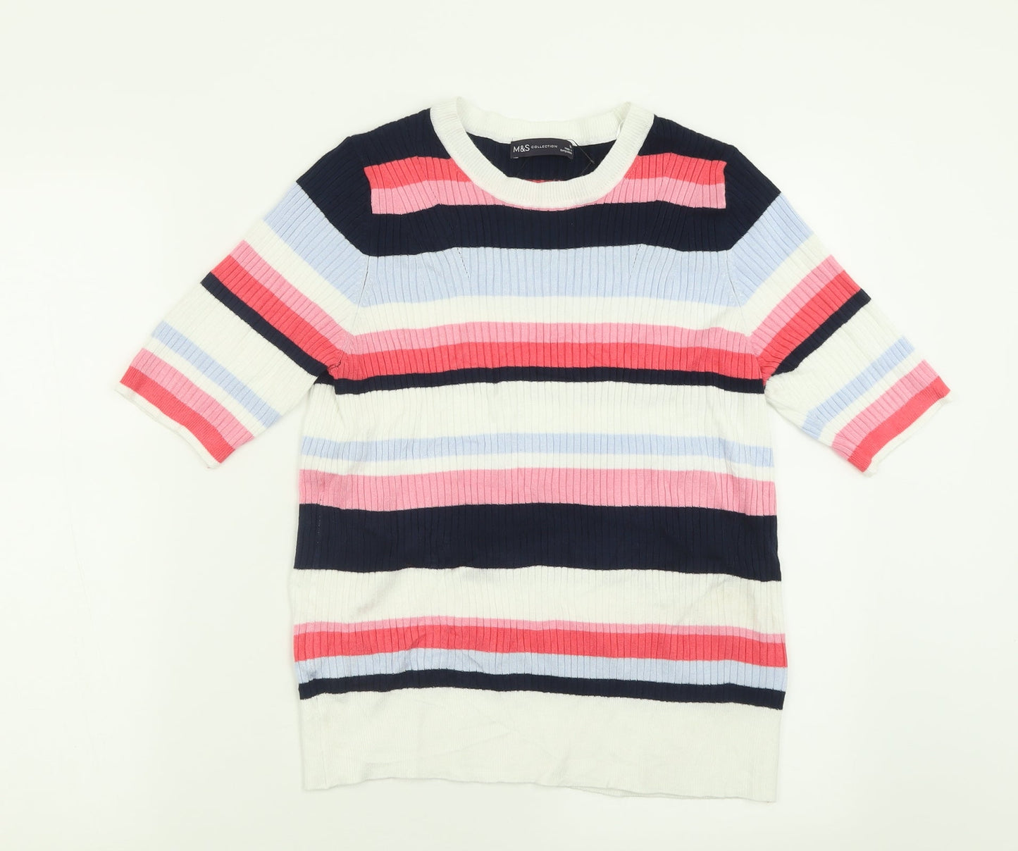 Womens UK Size 16 Marks and Spencer Pink Pullover Jumper