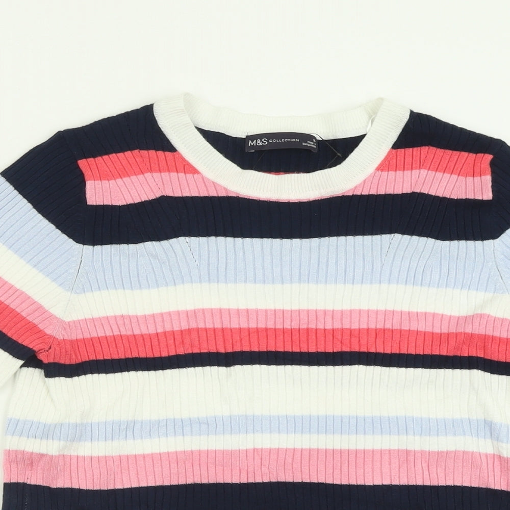 Womens UK Size 16 Marks and Spencer Pink Pullover Jumper