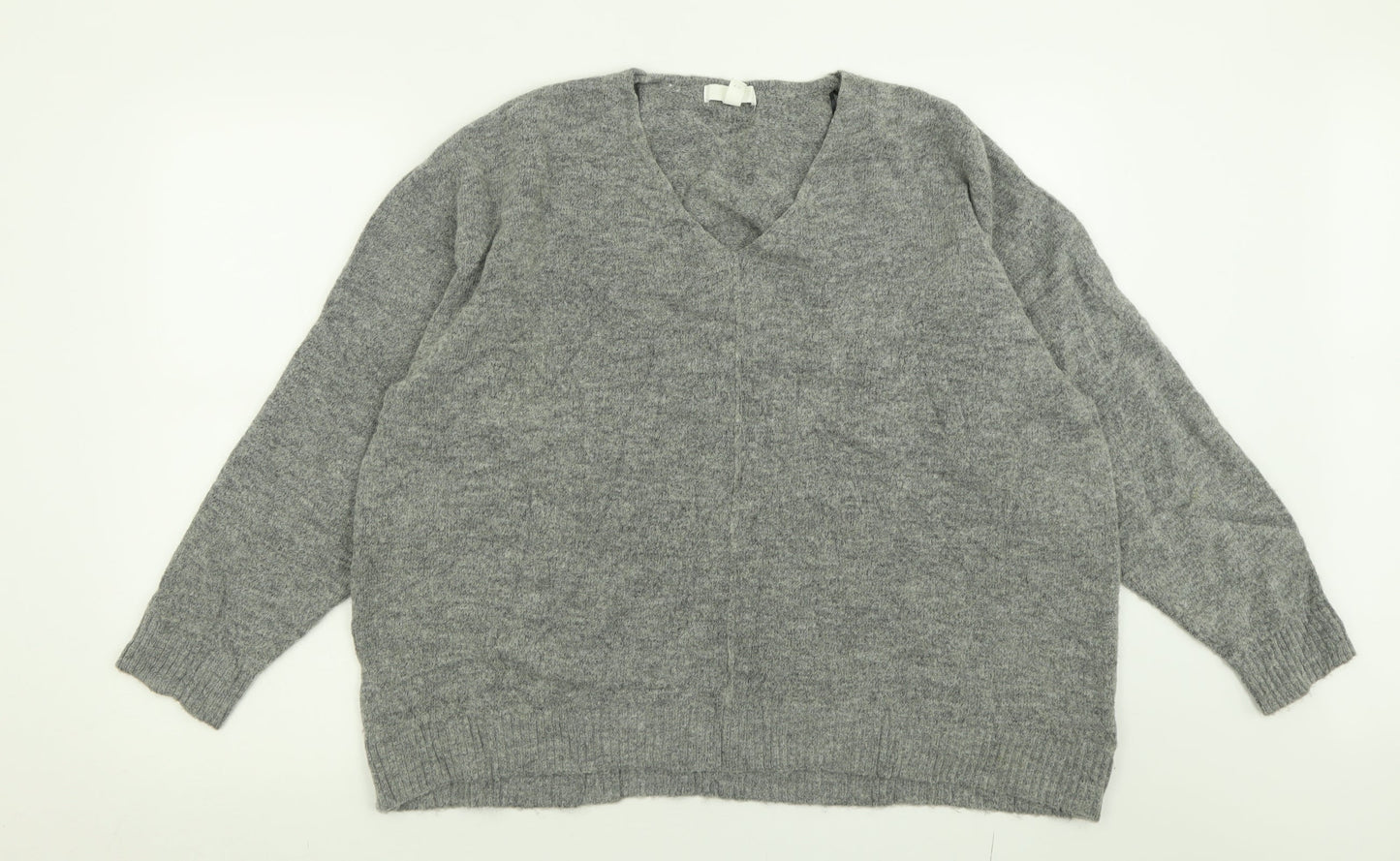 Womens UK Size L H&M Grey Pullover Jumper