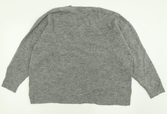 Womens UK Size L H&M Grey Pullover Jumper
