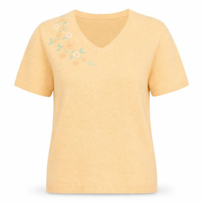 Womens UK Size 12 Editions Orange Basic T-Shirt